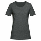 Stedman Lux T-shirt Short Sleeves for her donkergrijs melange STE7600