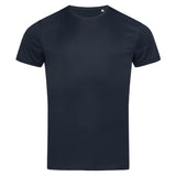 Stedman Sports-T Interlock T-shirt Short Sleeves for him donkerblauw STE8000