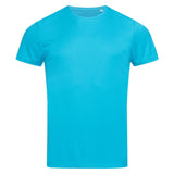 Stedman Sports-T Interlock T-shirt Short Sleeves for him turquoise STE8000