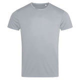 Stedman Sports-T Interlock T-shirt Short Sleeves for him zilver STE8000
