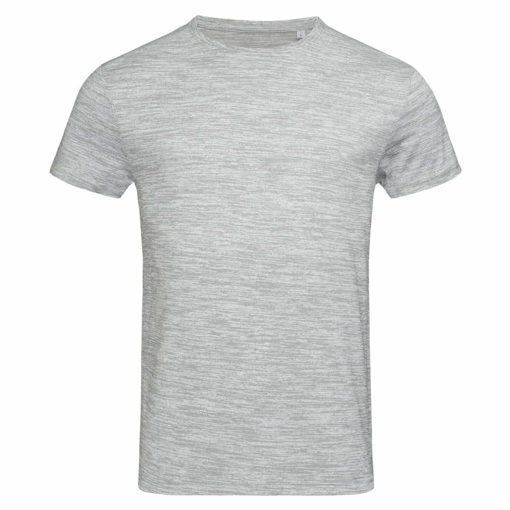 Stedman Sports-T Intense Tech T-shirt Short Sleeves for him grijs melange STE8020