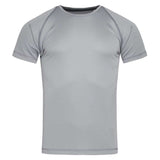 Stedman Active-dry Team Raglan Mesh T-shirt Short Sleeves for him zilver STE8030
