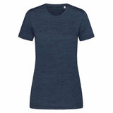 Stedman Sports-T Intense Tech T-shirt Short Sleeves for her marineblauw melange STE8120