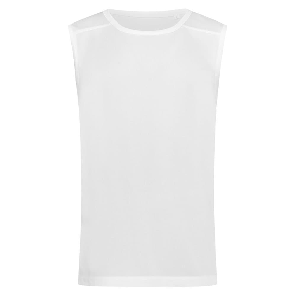 Stedman Active-dry Sleeveless Mesh T-shirt for him wit STE8440