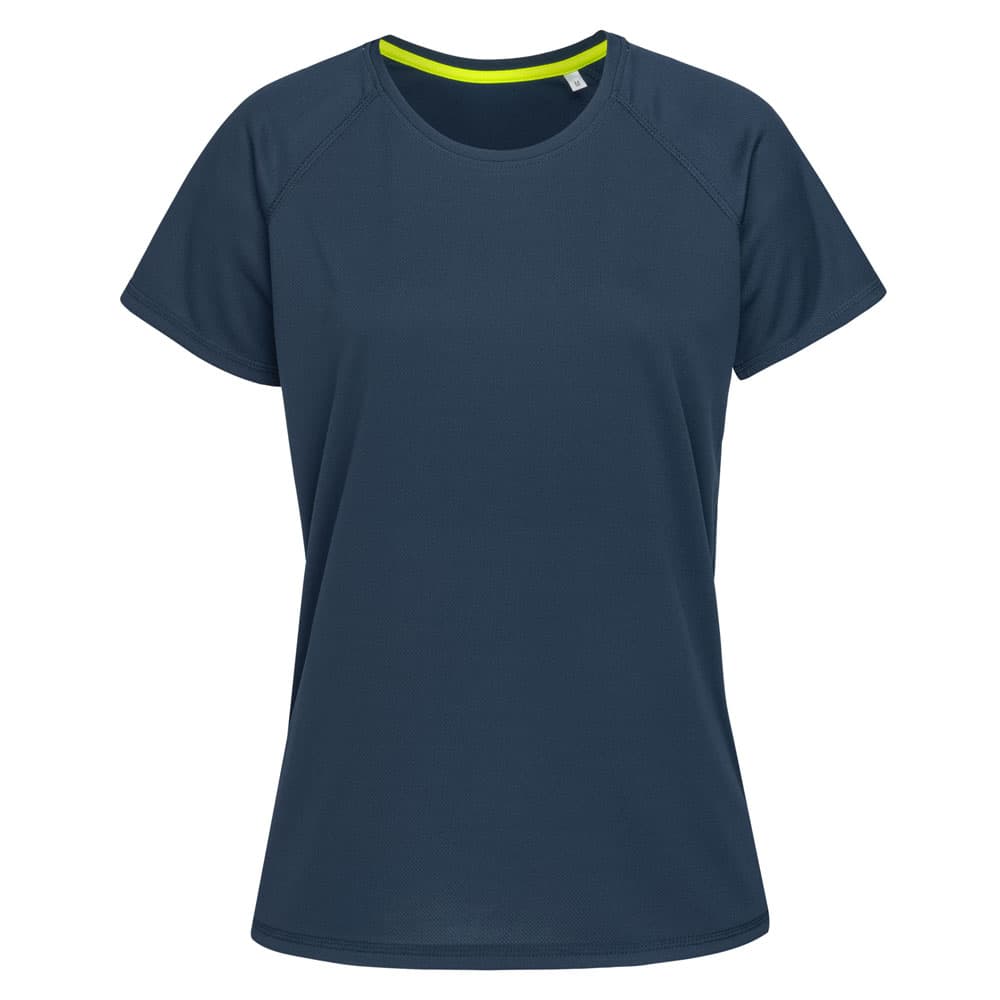 Stedman Active-dry Mesh Raglan T-shirt Short Sleeves for her marineblauw STE8500