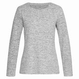 Stedman Melange Knit Sweater for her lichtgrijs melange STE9180